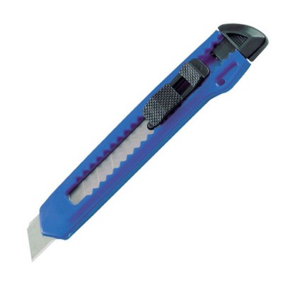 Branded Promotional CUTTER KNIFE with Removable Blade in Blue Knife From Concept Incentives.