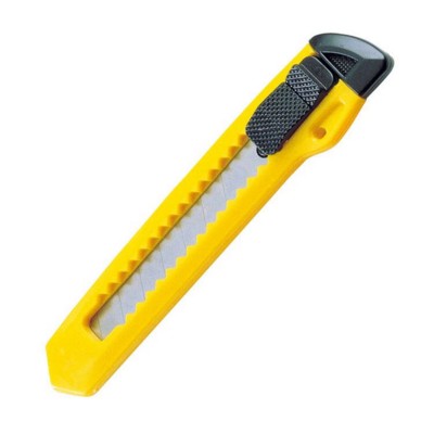 Branded Promotional CUTTER KNIFE with Removable Blade in Yellow Knife From Concept Incentives.