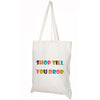 Branded Promotional 5OZ NATURAL COTTON SHOPPER Bag From Concept Incentives.