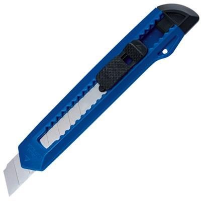 Branded Promotional QUITO BIG KNIFE CUTTER in Blue Knife From Concept Incentives.