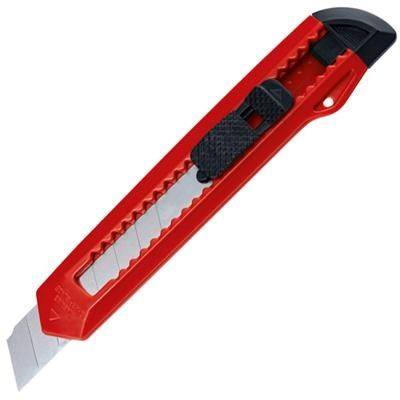 Branded Promotional QUITO BIG KNIFE CUTTER in Red Knife From Concept Incentives.