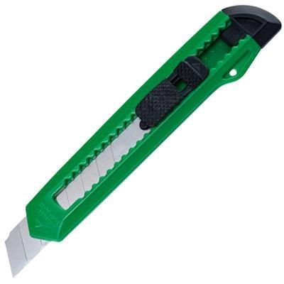 Branded Promotional QUITO BIG KNIFE CUTTER in Green Knife From Concept Incentives.