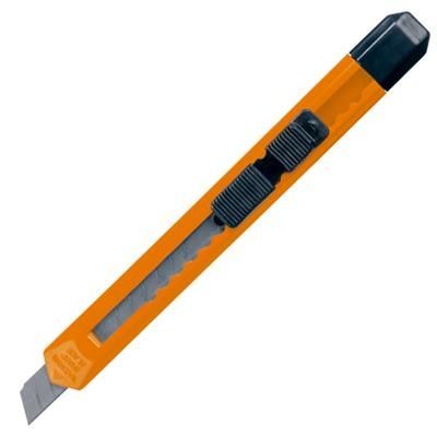 Branded Promotional SAN SALVADOR SMALL CUTTER KNIFE in Orange Knife From Concept Incentives.