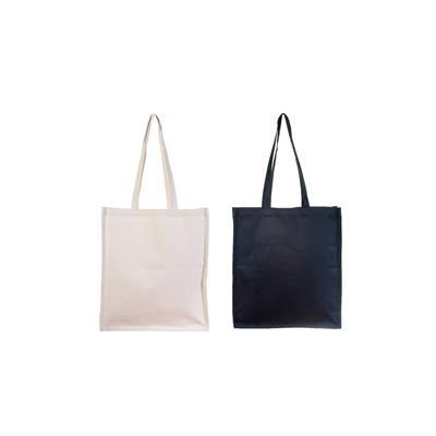 Branded Promotional 10OZ NATURAL COTTON SHOPPER with Gusset Bag From Concept Incentives.