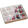 Branded Promotional ORNAMENTAL WOOD CHRISTMAS TREE DECORATION - 12 PIECE Christmas Decoration From Concept Incentives.