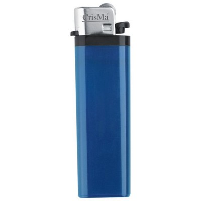 Branded Promotional DISPOSABLE POCKET LIGHTER in Blue Lighter From Concept Incentives.