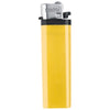 Branded Promotional DISPOSABLE POCKET LIGHTER in Yellow Lighter From Concept Incentives.