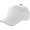 Branded Promotional ANFIELD BASEBALL CAP in White Baseball Cap From Concept Incentives.