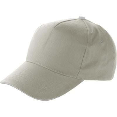 Branded Promotional ANFIELD BASEBALL CAP in Grey Baseball Cap From Concept Incentives.