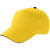 Branded Promotional ANFIELD BASEBALL CAP in Yellow Baseball Cap From Concept Incentives.