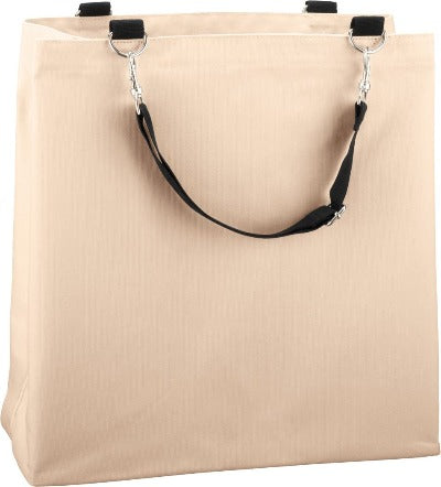 Branded Promotional FARE TRAVELMATE BEACH SHOPPER TOTE BAG in White Bag From Concept Incentives.
