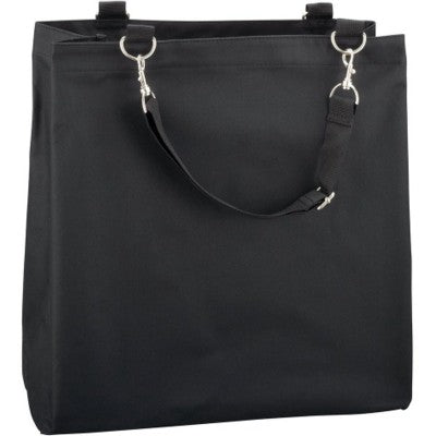 Branded Promotional FARE TRAVELMATE BEACH SHOPPER TOTE BAG in Black Bag From Concept Incentives.