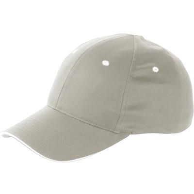 Branded Promotional HILLSBOROUGH BASEBALL CAP in Grey Baseball Cap From Concept Incentives.