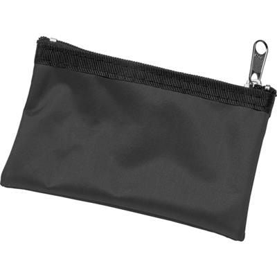 Branded Promotional KEY WALLET PURSE in Black Purse From Concept Incentives.