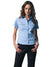 Branded Promotional RUSSELL COLLECTION LADIES SHORT SLEEVE TWILL ROLL SHIRT Shirt From Concept Incentives.