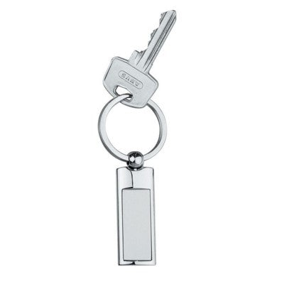 Branded Promotional CLASSIC KEYRING in Silver Keyring From Concept Incentives.