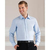 Branded Promotional RUSSELL COLLECTION MENS LONG SLEEVE OXFORD SHIRT Shirt From Concept Incentives.