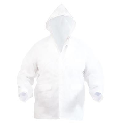 Branded Promotional RAINCOAT ONE SIZE FITS ALL Jacket From Concept Incentives.