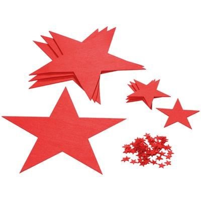 Branded Promotional STAR TABLE DECORATION SET Decoration From Concept Incentives.