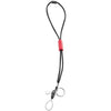 Branded Promotional SLIM LANYARD in Red Lanyard From Concept Incentives.