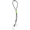 Branded Promotional SLIM LANYARD in Apple Green Lanyard From Concept Incentives.