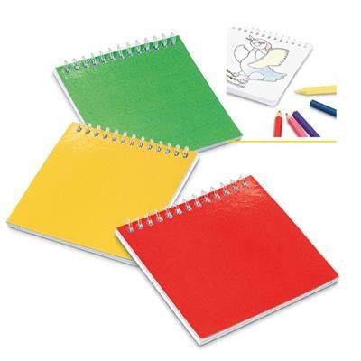 Branded Promotional COLOURING BOOK Colouring Book From Concept Incentives.