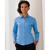 Branded Promotional RUSSELL COLLECTION LADIES LONG SLEEVE EASY CARE POPLIN SHIRT Shirt From Concept Incentives.