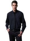 Branded Promotional RUSSELL COLLECTION LONG SLEEVE EASY CARE POPLIN SHIRT Shirt From Concept Incentives.