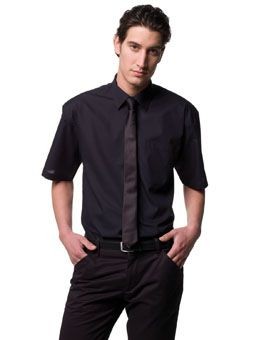 Branded Promotional RUSSELL COLLECTION EASY CARE POPLIN SHIRT Shirt From Concept Incentives.