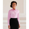 Branded Promotional RUSSELL LADIES LONG SLEEVE PURE COTTON EASY CARE POPLIN SHIRT Shirt From Concept Incentives.