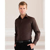 Branded Promotional RUSSELL COLLECTION MENS LONG SLEEVE EASY CARE FITTED SHIRT Shirt From Concept Incentives.