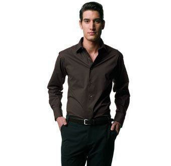 Branded Promotional RUSSELL COLLECTION LONG SLEEVE EASY CARE FITTED SHIRT Shirt From Concept Incentives.