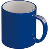 Branded Promotional LISSABON CERAMIC POTTERY CUP in Blue Mug From Concept Incentives.