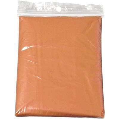 Branded Promotional FOLDABLE TRANSLUCENT PONCHO in Orange Poncho From Concept Incentives.