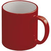 Branded Promotional LISSABON CERAMIC POTTERY CUP in Red Mug From Concept Incentives.