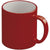 Branded Promotional LISSABON CERAMIC POTTERY CUP in Red Mug From Concept Incentives.