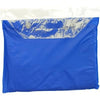 Branded Promotional VINYL RAIN PONCHO with Hood in Blue Poncho From Concept Incentives.