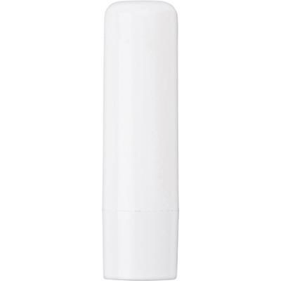 Branded Promotional LIP BALM TUBE in Translucent White Lip Balm From Concept Incentives.