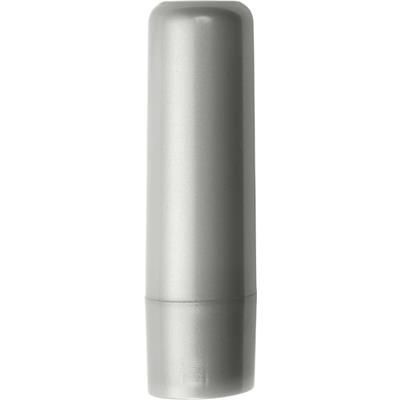 Branded Promotional LIP BALM TUBE in Solid Silver Lip Balm From Concept Incentives.