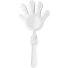 Branded Promotional PLASTIC HAND CLAPPER NOISEMAKER in White Noise Maker From Concept Incentives.