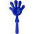 Branded Promotional PLASTIC HAND CLAPPER NOISEMAKER in Cobalt Blue Noise Maker From Concept Incentives.