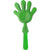 Branded Promotional PLASTIC HAND CLAPPER NOISEMAKER in Pale Green Noise Maker From Concept Incentives.
