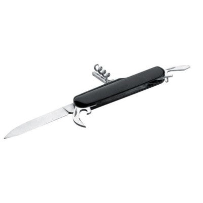 Branded Promotional HAVANNA POCKET KNIFE in Black Knife From Concept Incentives.