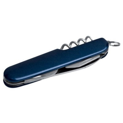 Branded Promotional HAVANNA POCKET KNIFE in Blue Knife From Concept Incentives.