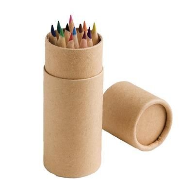 Branded Promotional PENCIL SET in Cylinder Case Pencil From Concept Incentives.