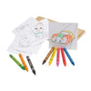 Branded Promotional SET with 8 Crayons & 8 Colouring Cards Colouring Set From Concept Incentives.