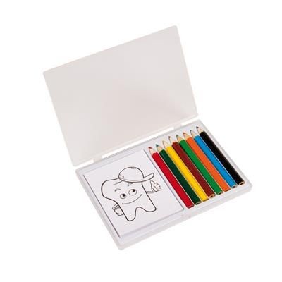 Branded Promotional DRAWING SET Colouring Set From Concept Incentives.