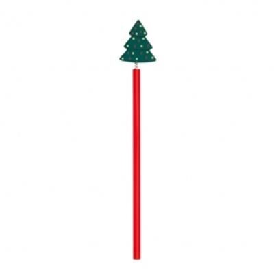 Branded Promotional PENCIL in Bright Colour Wood with Christmas Designs Pencil From Concept Incentives.