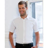 Branded Promotional RUSSELL MENS SHORT SLEEVE ULTIMATE STRETCH SHIRT Shirt From Concept Incentives.