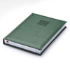 Branded Promotional RIO A5 PAGADAY DESK DIARY in Green from Concept Incentives